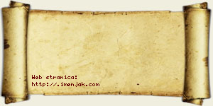 Kornelije Jazački vizit kartica